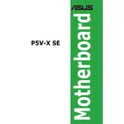 ASUS P5V-X SE Motherboard manual cover