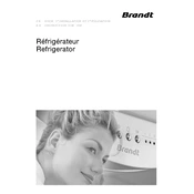 Brandt D2910 Refrigerator manual cover