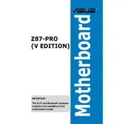 ASUS Z87-PRO(V EDITION) Motherboard manual cover