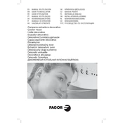 Fagor 9CFV92IX Hood manual cover