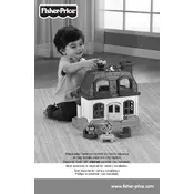 Fisher Price Mattel Little People Happy Sounds Home P3329 Toy manual cover