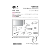 LG 49VL5B 49VL5B-B.AUS Signage manual cover