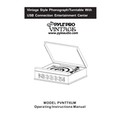 Pyle PVNTT6UMB Turntable manual cover