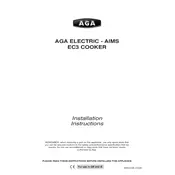 AGA EC3 Cooker manual cover