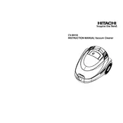 Hitachi CV-BH18 Vacuum Cleaner manual cover