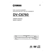 Yamaha DV-C6760 Disc Player manual cover