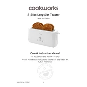 Cookworks 7236145 T346BD Toaster manual cover