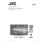 JVC LT-43C890 manual cover