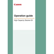 Canon High Capacity Stacker-G1 manual cover