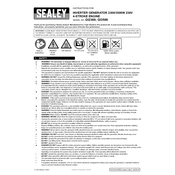 Sealey GI2300 Generator manual cover