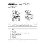 Kohler ECV940 Engine manual cover