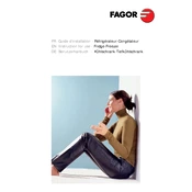 Fagor FD-291NF Refrigerator manual cover