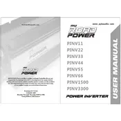 Pyle PINV11 Power Inverter manual cover