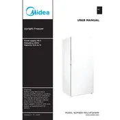 Midea MRU14F6AWW Refrigerator manual cover