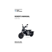 BMW CE 02 2023 Scooter manual cover