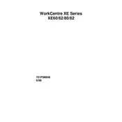 Xerox WorkCentre XE60 Printer manual cover