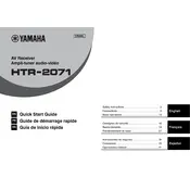 Yamaha HTR-2071 Receiver manual cover