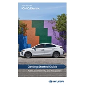 Hyundai Ioniq 2020 Electric Car manual cover