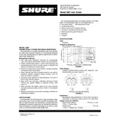 Shure SM7 Microphone manual cover