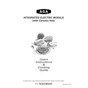 AGA Integrated Electric Module Ceramic Hob Cooker manual cover