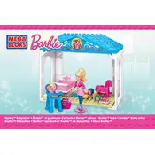 Mega Bloks Mattel Barbie Babysitter CND46 Construction Set manual cover