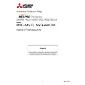 Mitsubishi MVG-A4V-R Relay manual cover