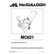 McCulloch MC621 manual cover