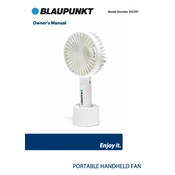 Blaupunkt B&M Portable Handheld Fan 345397 manual cover