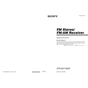 Sony STR-DA7100ES manual cover