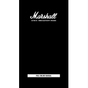 Marshall Acton III Use manual cover