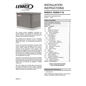 Lennox RGEN17 manual cover