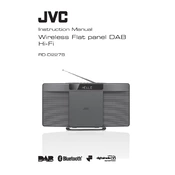 JVC RD-D227B manual cover