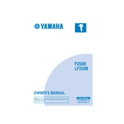 Yamaha F250BETX manual cover