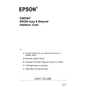 Epson C82346 manual cover