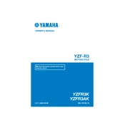 Yamaha YZFR3K, YZFR3AK YZF R3 2019 manual cover