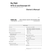 KORG NTS-2 oscilloscope kit PATCH & TWEAK with KORG manual cover