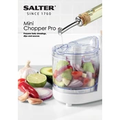 Salter EK2182GRNLDLEUDIR Mini Pro Chopper manual cover