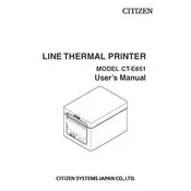 Citizen CT-E651 Printer
