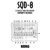 KORG SQD-8 manual cover