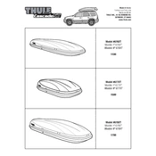 Thule CascadeXT 676XT manual cover