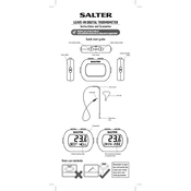 Salter 515 BKCR Leave-In Digital Kitchen Thermometer Quick manual cover