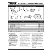 Thule Set-To-Go Saddle 878XT manual cover