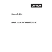 Lenovo E10-80 Laptop manual cover