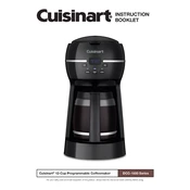 Cuisinart DCC-1500 manual cover