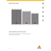 Behringer DR110DSP manual cover