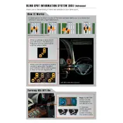 Acura MDX Blind Spot Information System 2013 SUV manual cover