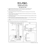 Balboa Skimmer Installation for Spa & Hot Tubs manual cover