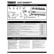 Thule Roadway 915XT manual cover