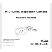 Whistler WIC1249C Inspection Camera manual cover