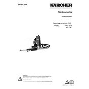 Karcher SG1 C BP 1.013-104.0 manual cover